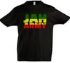 Jah Army Детская футболка для мальчиков Rasta Растафарианская Регги Ямайка Африка Эфиопия