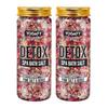 Детокс-соль для ванны и спа (2 х 250 г), Detox Spa Bath Salt Set,  YOGAFY