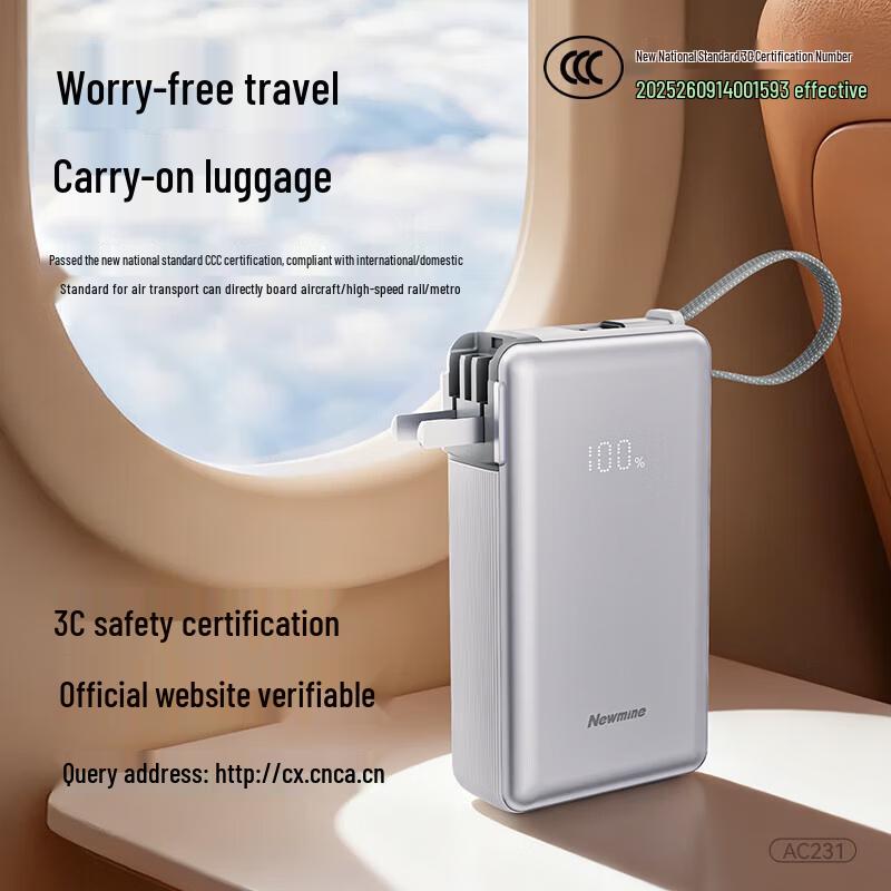 Newman AC231 20000mAh All-in-One Fast Charging Power Bank