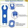 A34R 12PCS Solar Connector Tool Wrenches, Solar Panel Connector Assembly Tool For  Connectors,Plastic Solar Wrench Spanner