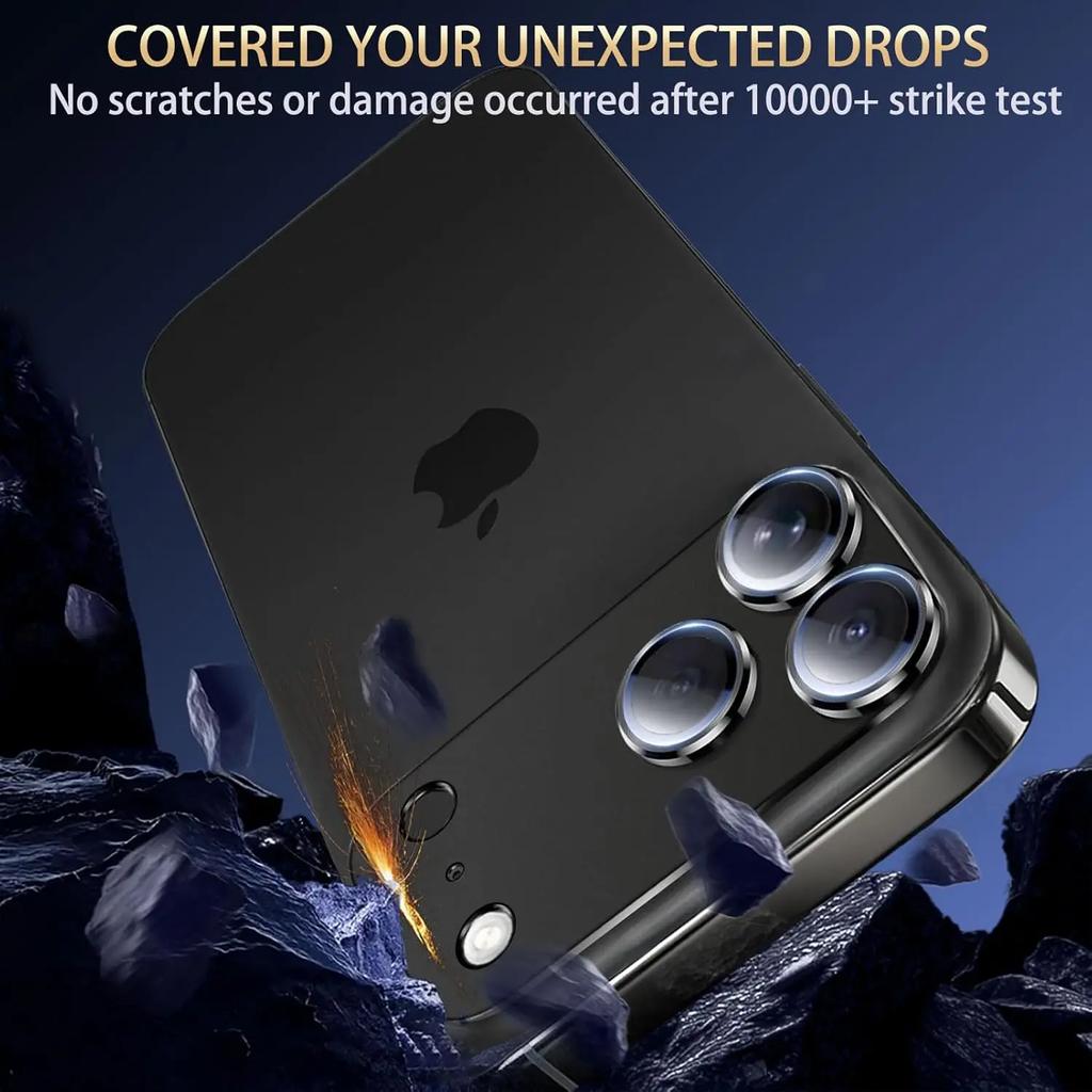 Металлическая Алюминиевая Сплавная Защитная Пленка для Камеры Для iPhone 17 Pro Max 17 Pro Защитная Крышка Задней Линзы Защитный Колпачок Пленка для Линзы