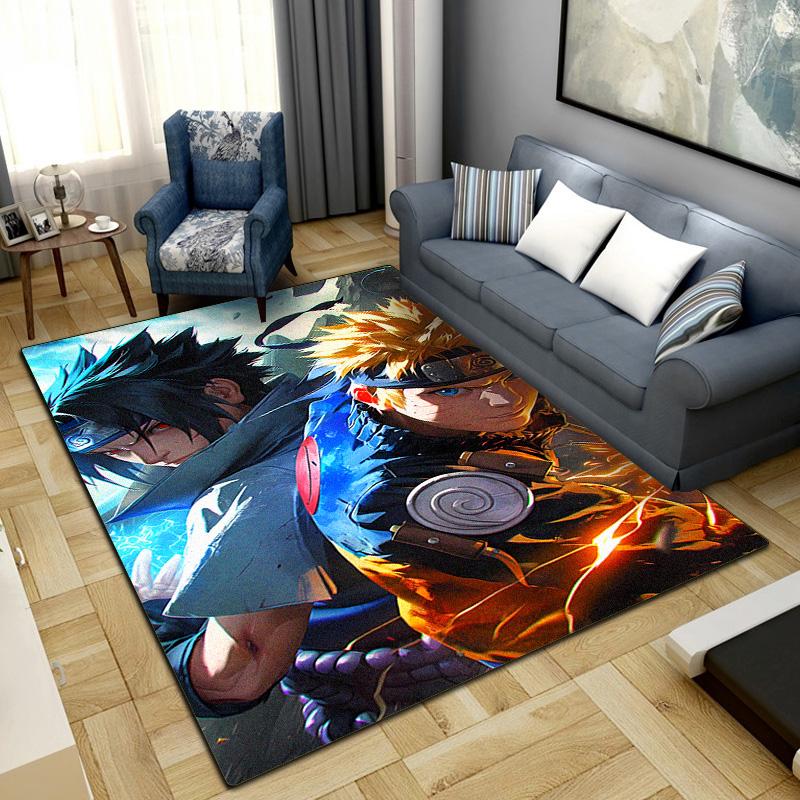 Anime-Naruto Area Carpet for Living Room Bedroom Home Decor Cool Movie Mat Floor Mat -LXR79