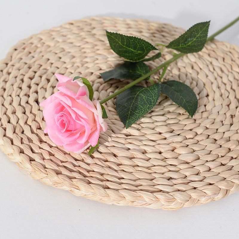 Rose Silk Flower Faux Moisturizing Decor For Home And Wedding Arrangements