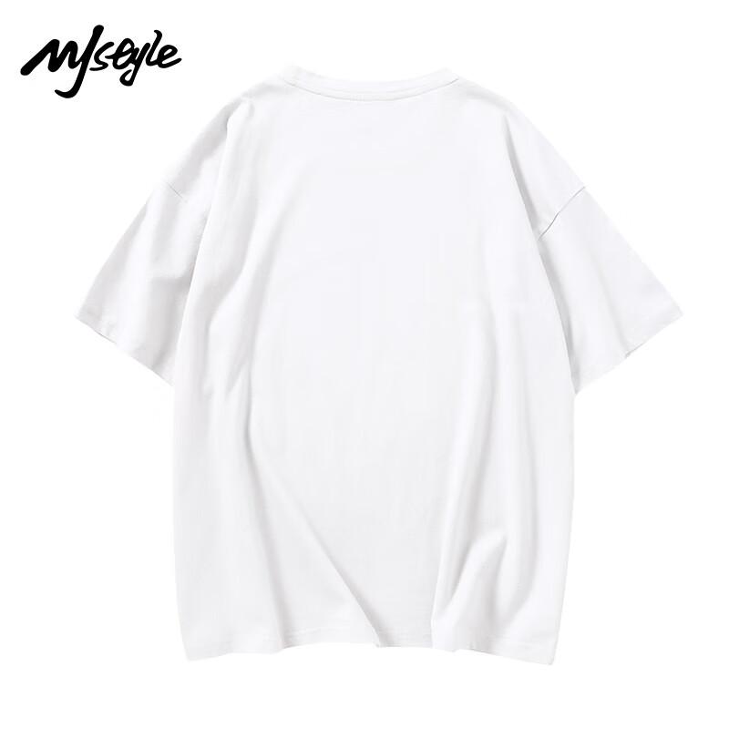 MJ STYLE Women's Cotton Short Sleeve T-Shirt with Print