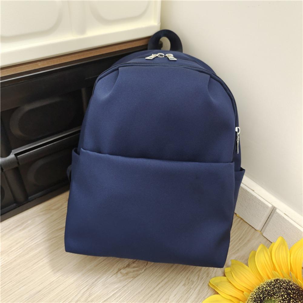 Однотонный женский рюкзак большой емкости для ноутбука портативный рюкзак для отдыха и путешествий