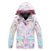 Winter -30 Children Ski Suit Professional Skiing Snowboarding Kids Jacket and Pants Warm Waterproof Snow Suit - 1023 Set