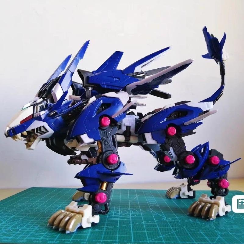 BT Building Blocks RZ-041 Синий Лигер Зеро Егерь 1:Пластиковый набор в масштабе 72, полностью подвижный, сборная модель, рождественские подарки для детей