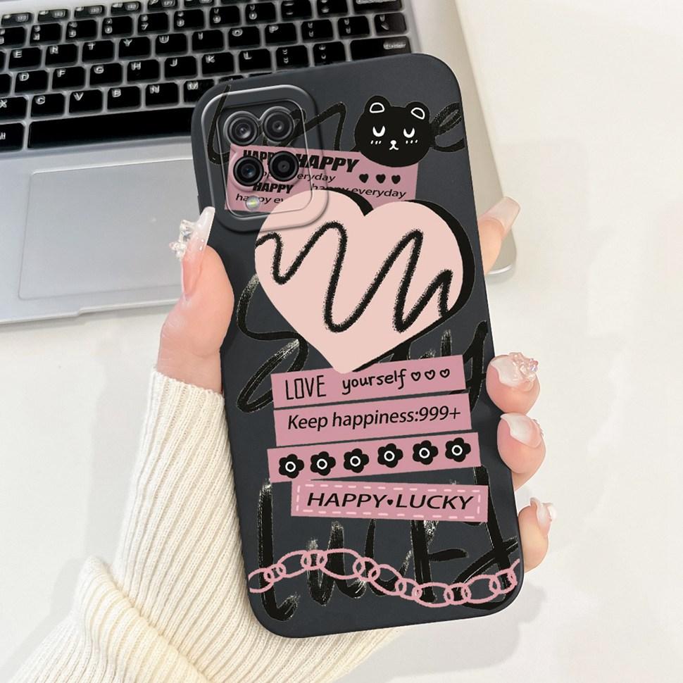 For Samsung Galaxy A12 Case Colorful Flower Panda Cartoon Cover Soft Slim Phone Cases For Samsung  A12 GalaxyA12 Back Cover