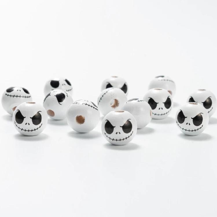 10 Pieces Wooden Bead for Crafts Handmade Round Beads for Jewelry Making