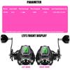 New Large Deep Sea Electronic Fishing Reel Baitcasting Saltwater Waterproof 6.4:1 16KG Drag Catfishing Trolling Metal Base