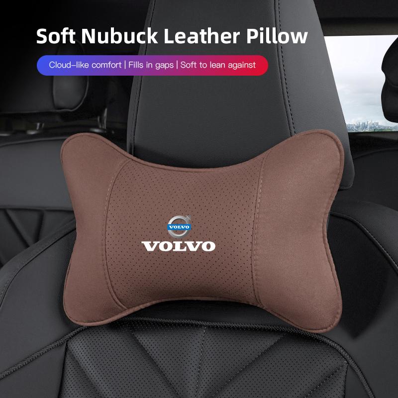 Keychain High-quality Car Headrest Memory Foam Automobile Neck Pillow Interiors Accessories For Volvo V60 V40 XC60 XC90 V50 S90