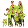 Matching Family Christmas Christmas Tree Print Homewear Set Long-Sleeved Top And Pants