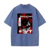 Black Clover Manga Tshirt Asta Anime T Shirt Men Women Vintage Wash Cotton Tee Summer Short Sleeve ONeck Tshirt Clothing