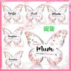 Cross-border New Acrylic Butterfly English Mother's Day Butterfly Creative Surprise Gift for