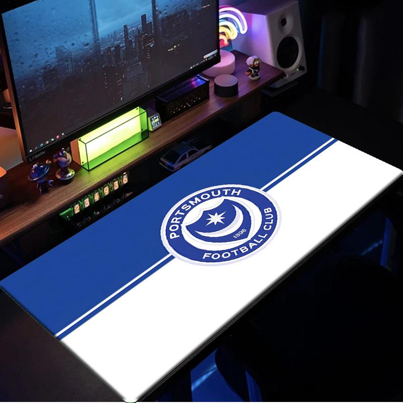 Ports-mouth Football Club Mouse Pad, Rubber Base, Mouse Pad for Gamers and Office Use, Gaming Desk , Easy To Clean Mat Christmas fan gifts
