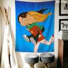 Les Sisters Wall Tapestry Aesthetic Wall Hanging Printed Fabric Blanket Decorative Tapestries for Bedroom Living Room Home Decor
