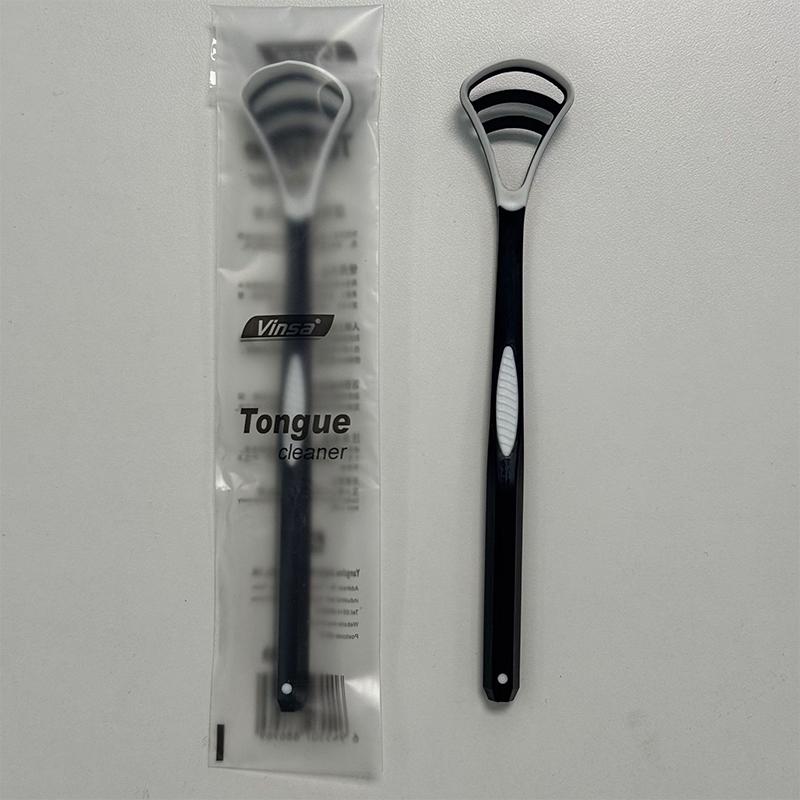 Silicone Tongue Scraper 1PCS Ergonomic Grip for Daily Oral Health Effortlessly Cleans Tongue Surface