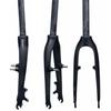 BIKE Carbon fork  Cycling Folding BMX Bike Front Fork Bicycle bike Parts Axle Width 100mm Fit for  20 inch Disc Brake V Brake