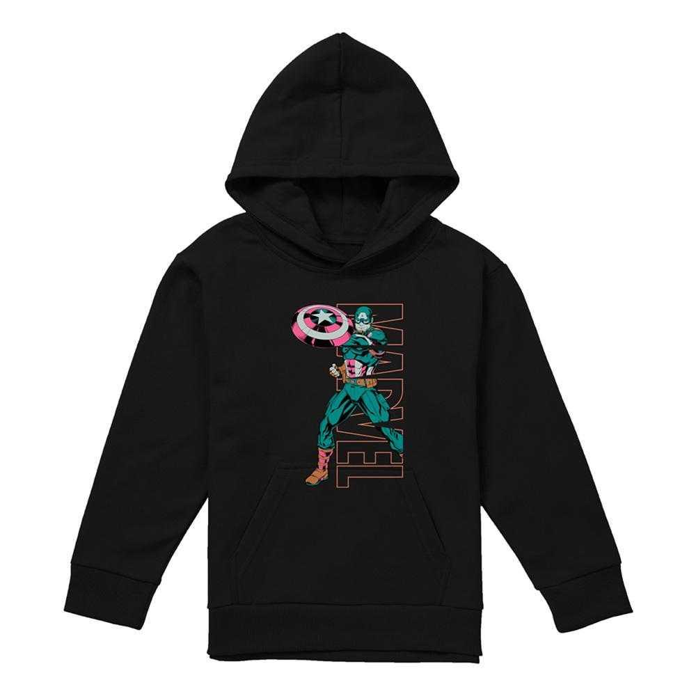 Captain America Childrens/Kids Emerge Pull Over Hoodie