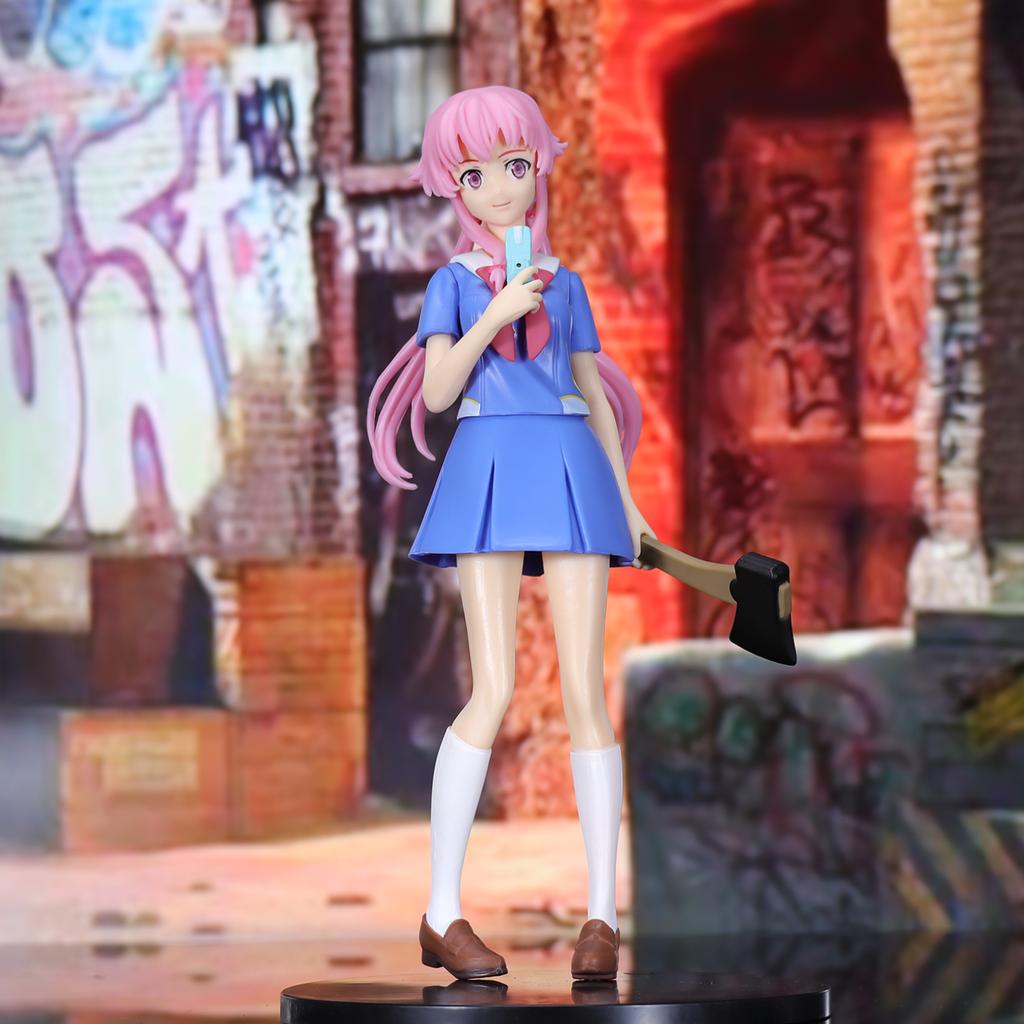 Mirai Nikki Гасай Юно экшн-фигурка аниме Коллекционные предметы, фигурки для витрины, фигурки аниме Рождественские подарки