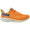 HOKA Clifton 9 2E Wide Solar Flare Lettuce Men Sneakers Orange 1132210-SLRL