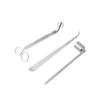 3pcs Luxury Candle Accessory Set Candle Extinguisher Tool Candle Snuffer Trimmer Hook Tray Dipper Home Decor For Party Wedding