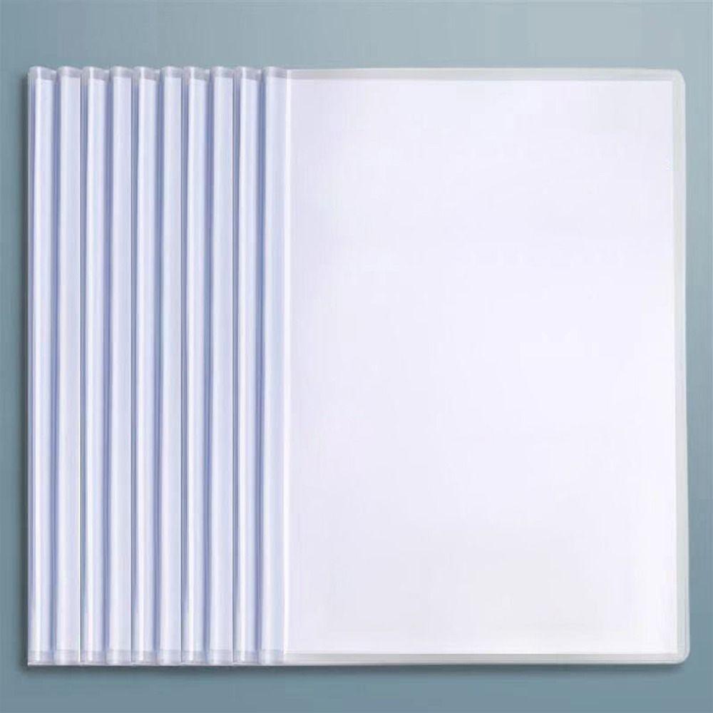 10pcs/set File Clip Holder Macaron Paper Folder Note Organizer Document Folder  School