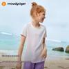 Спортивная футболка с коротким рукавом для девочек 'Moody Tiger'
