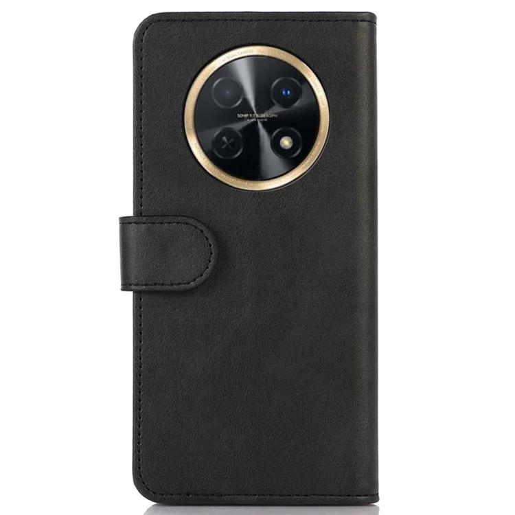 Для Huawei nova Y91 4G / Enjoy 60X чехол для телефона из воловьей кожи с подставкой и кожаным чехлом-кошельком