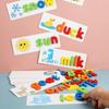 English Alphabet Spelling Toy Early Learning Jigsaw Letter Puzzles Early Childhood