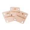 TOSICAM 3-Piece Guitar Neck Shim, Made In Canada from Solid Maple Wood, Bolt-On Neck Bolts, 0.25, 0.5, and 1 Degree