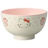 Миска Kaneshotouki Hello Kitty, столовая посуда, можно мыть в посудомоечной машине, можно использовать в микроволновой печи, столовая посуда, товары для кошек, M, розовое сердце, сделано в Японии, 365519, детская, 10,5 см