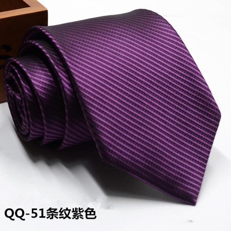 Мужское Платье Деловой Повседневный Профессиональный Жених Свадьба Лучший Муж С Полосатым Жаккардом Изысканный Джентльмен Мужской Премиальный Галстук