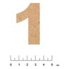 Adhesive MDF Wood Number 5 Cm Number 1