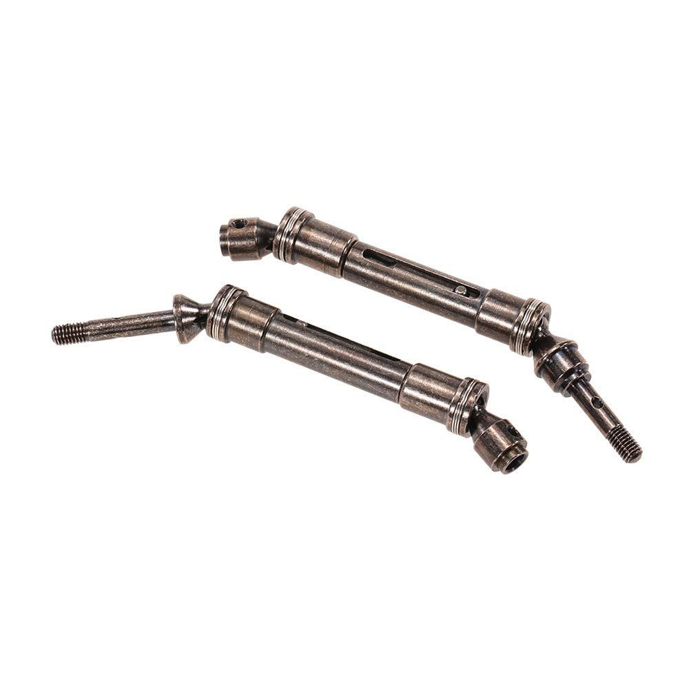 Приводные валы 2 шт. Универсальный задний приводной вал Приводная ось Вал трансмиссии Sla 018 для модели автомобиля 1/10 Slash 4X4 Hq727 Short Truck