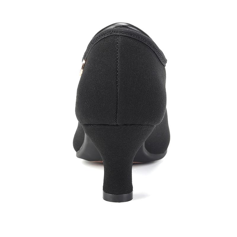 Женская стандартная обувь для бальных танцев, ткань Оксфорд, подошва для тренировок, современная танцевальная обувь для танцев