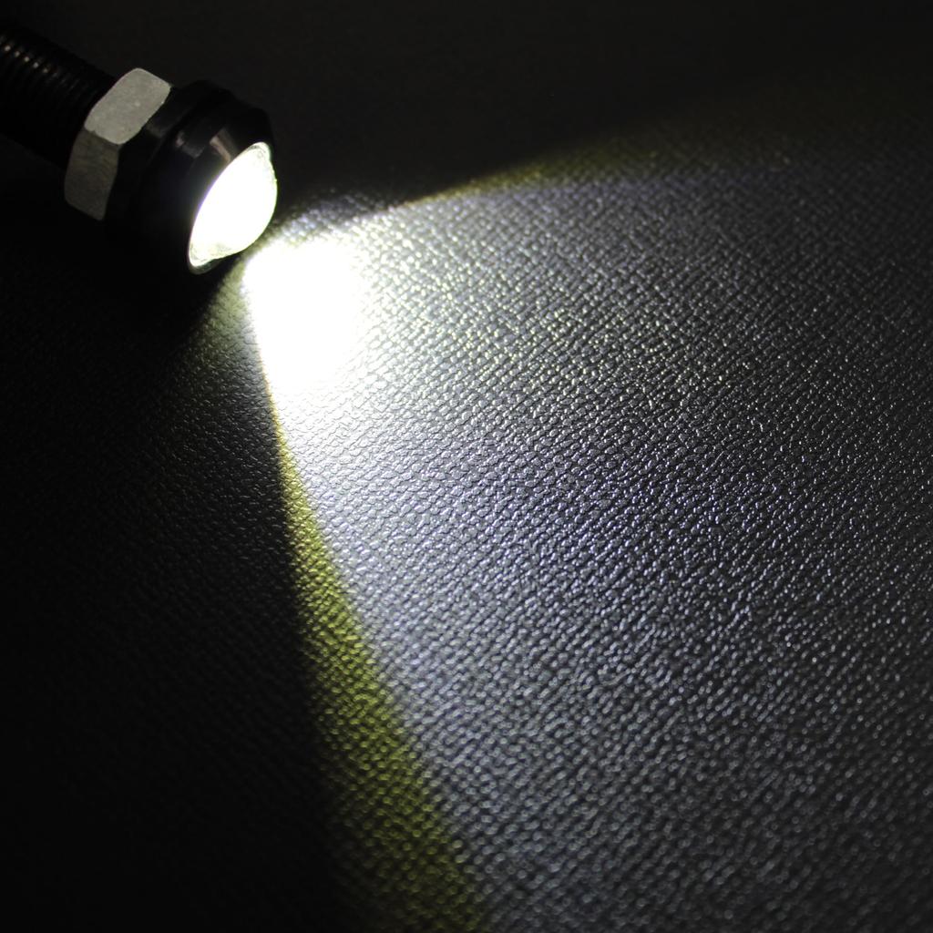 Kaito Denshi [2 pieces] Waterproof Large LED Spotlight 23mm (Silver Socket) White