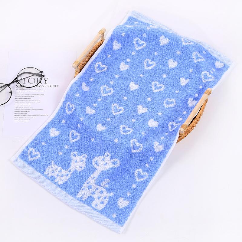 Мягкое хлопковое детское банное полотенце с изображением животных из мультфильмов, впитывающее полотенце для новорожденных, детское полотенце для душа 50x25 см