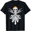 Men's T Shirt Vintage Tee Women Cotton Summer Oversized Streetwear Funny I'm Fine Skeleton Graphic Short Sleeve Tee Unisex