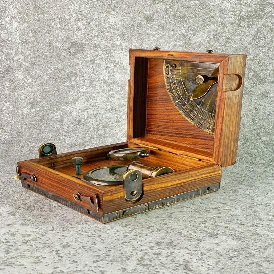 Морской мастер-бокс, секстант Алидаде, подарок для торговца, военно-морской флот, пираты, винтажный подарок, секстант, коллекционный компас, подарок для папы, подарок на пенсию