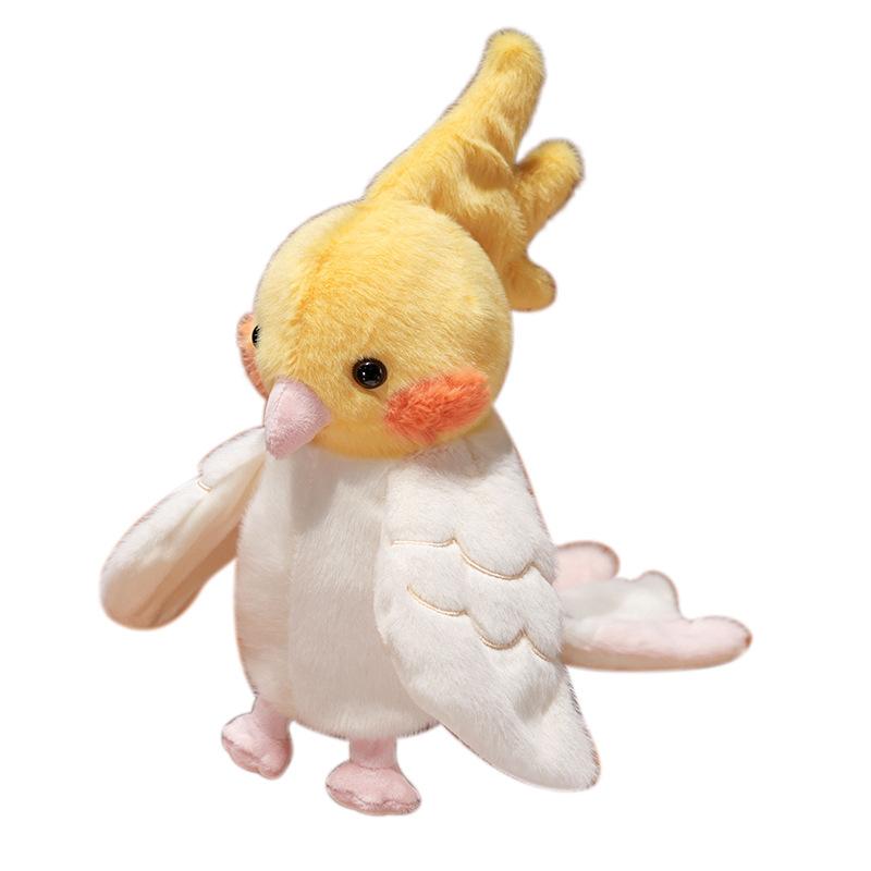 Cute Simulated Parrot Hand Puppet Doll Bird Plush Toy Doll Children Comfort Doll Interactive Game Gift