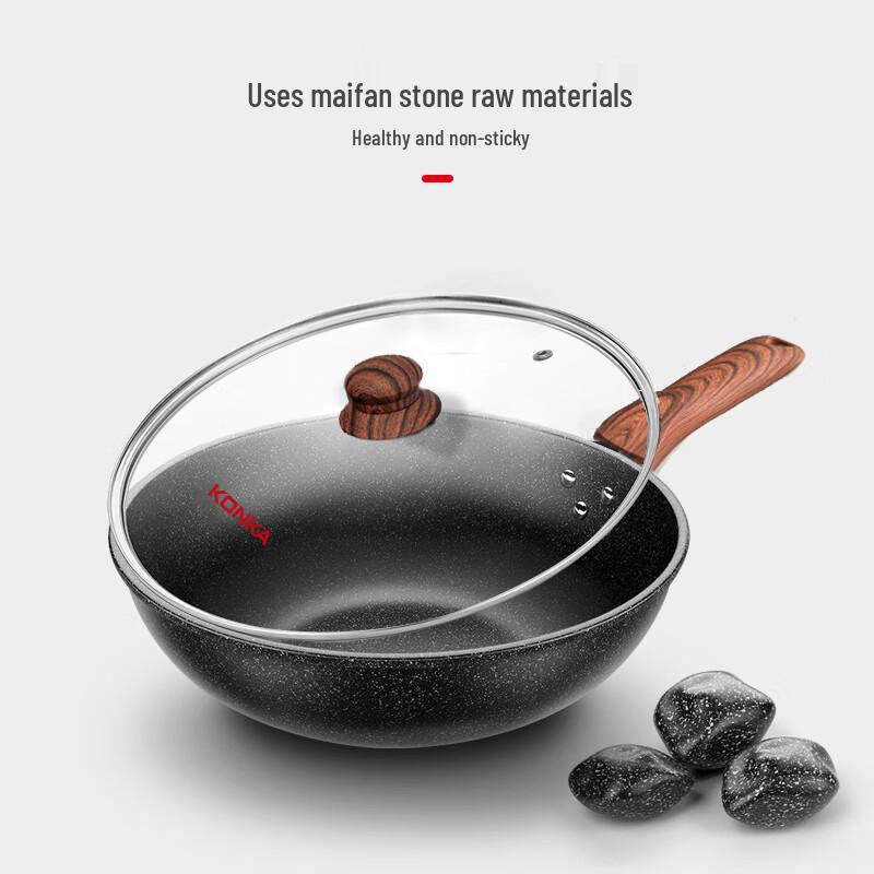KONKA Вок Maifan Stone с антипригарным покрытием