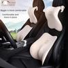 Icaroom подголовник поясничная поддержка сиденья дополнительная подушка универсальная подушка для подголовника автомобиля поясничная подушка поддержки поясницы для всех сезонов