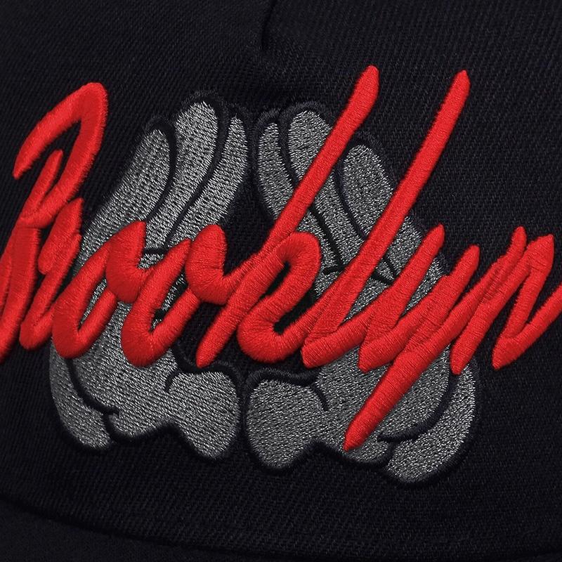 Новая Мода Бруклин Вышивка Снэпбэк Кепка Хип-Хоп Бейсболка Повседневная Солнечная Шляпа Унисекс Уличная Кепка Регулируемая