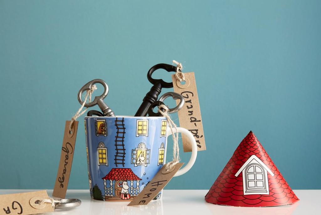 Arabia Moomin by ARABIA Moomin 1015964 [Officially Imported] Mug, 0.3L, House,