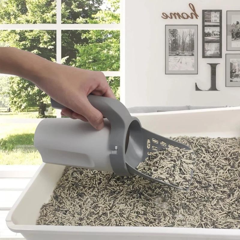 Горячая Распродажа Лопата для кошачьего туалета Совок для фильтра для домашних животных Чистый туалет Сборщик мусора Кошачьи принадлежности Аксессуар Кошачий туалет Самоочищающийся