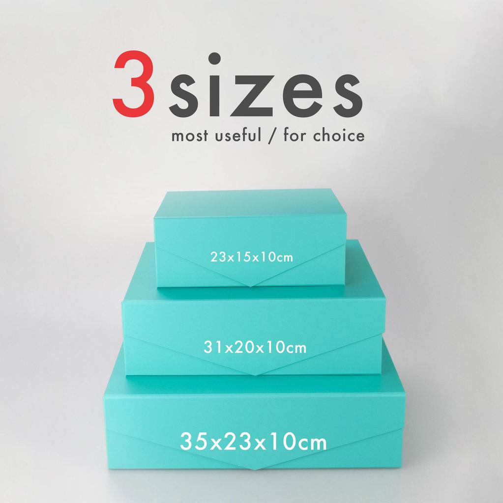 Красочная V-образная многоцветная подарочная коробка с откидной крышкой