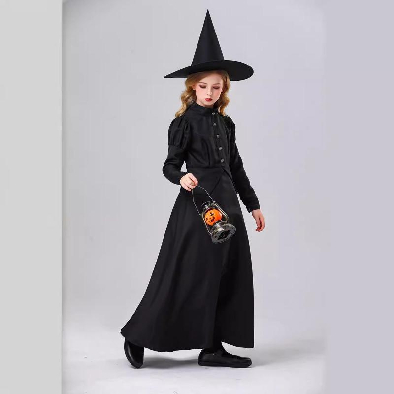 New Halloween Costumes Masquerade Children's Witch Costumes Girls' Witch Costumes