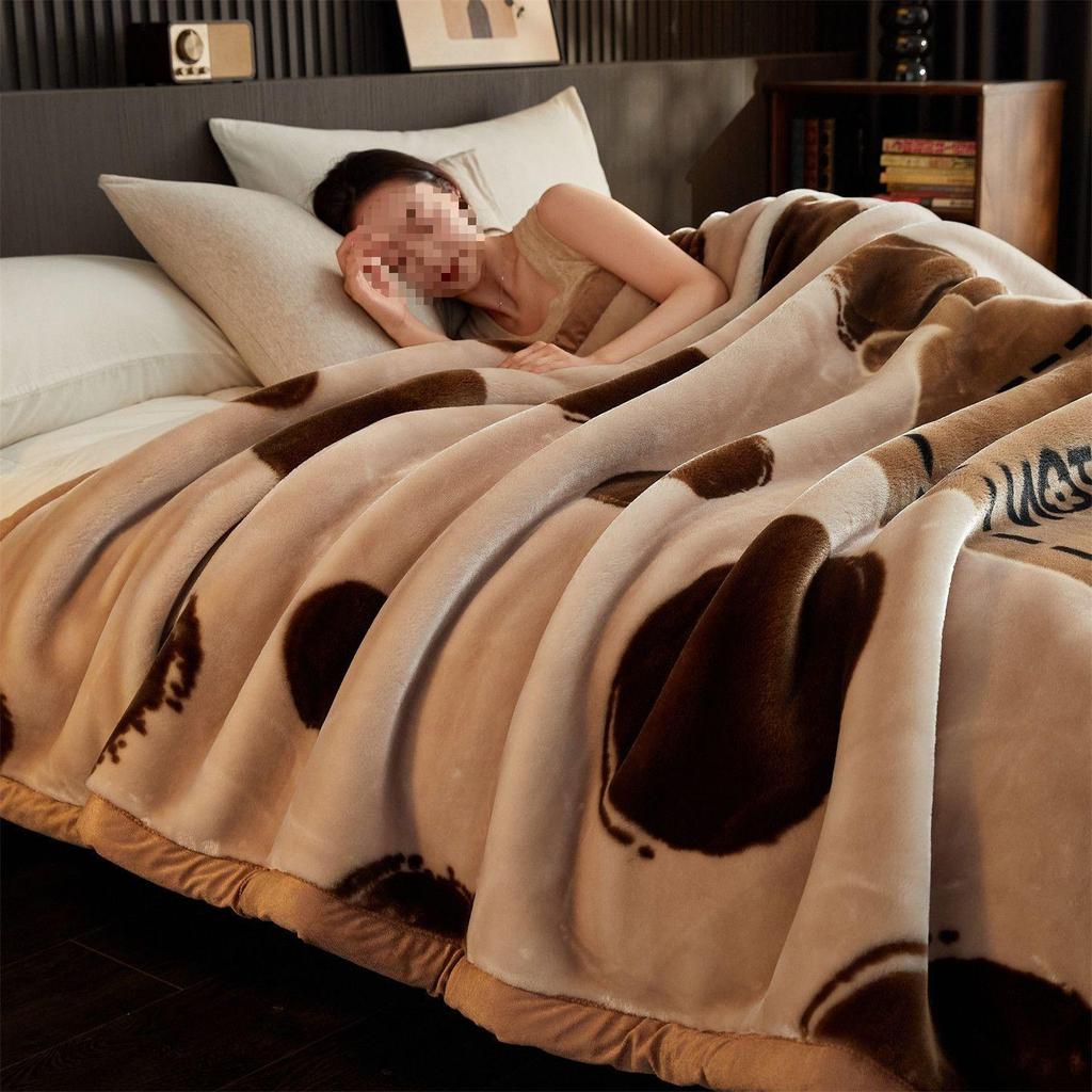 G5Z Зимнее Утолщенное Фланелевое Одеяло – Коралловое Теплое Односпальное Постельное Белье для Общежития