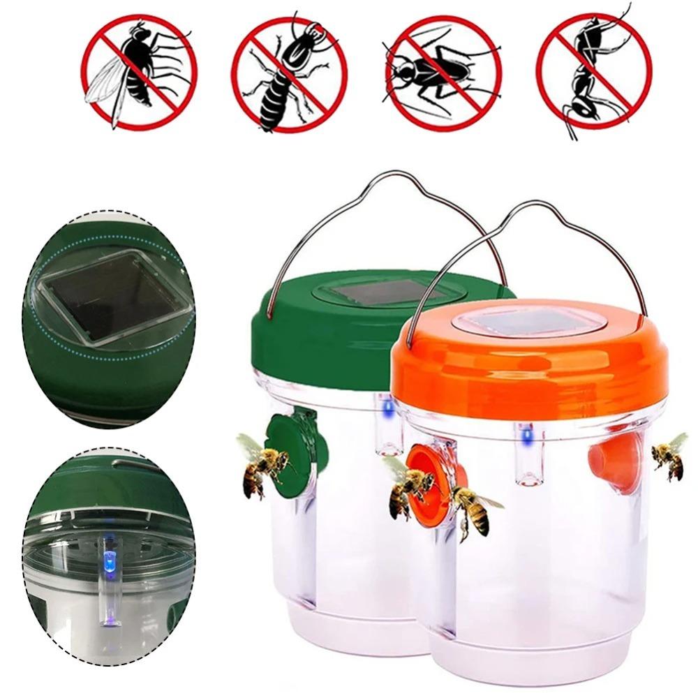 Hanging Tree Solar Fruit Fly Trap Reusable Orchard Bee Trap Killer Insect Control Tool